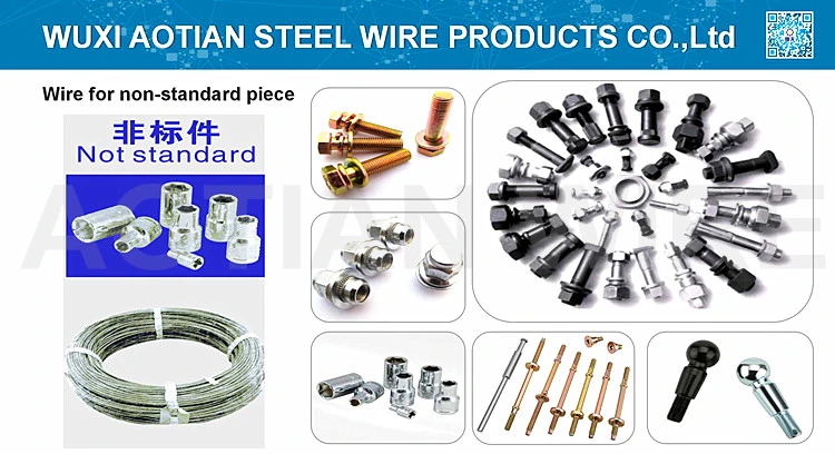 Cold Drawn Wire Rod CH1t Half Hollow Rivets Phosphate Coated Steel Wire